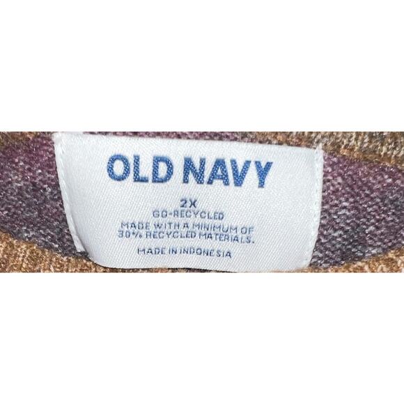 Old Navy Colorful Colorblock Sweater Wool blend Plus Size 2XL - Picture 6 of 7